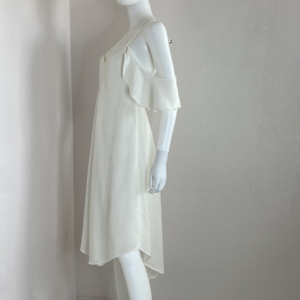 Silence & noise off white ruffle summer day dress - Picture 8 of 14